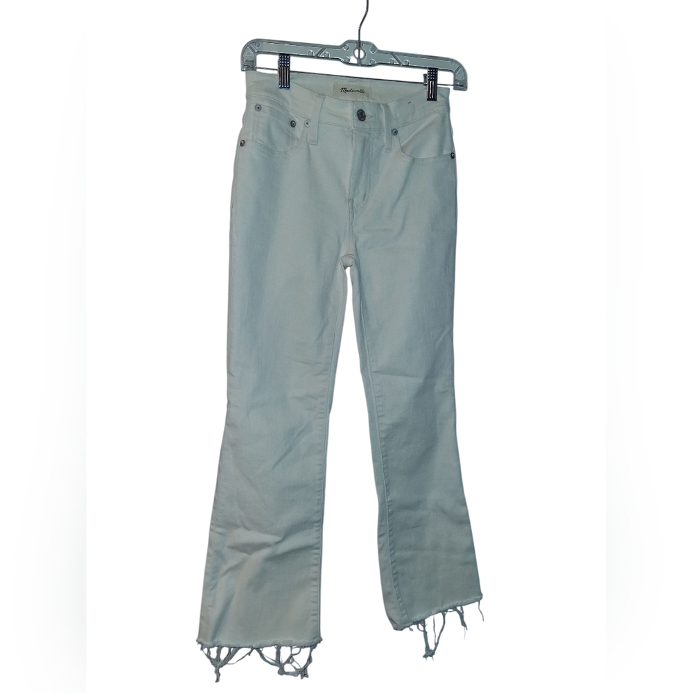 Madewell Cream Wide Leg Jeans